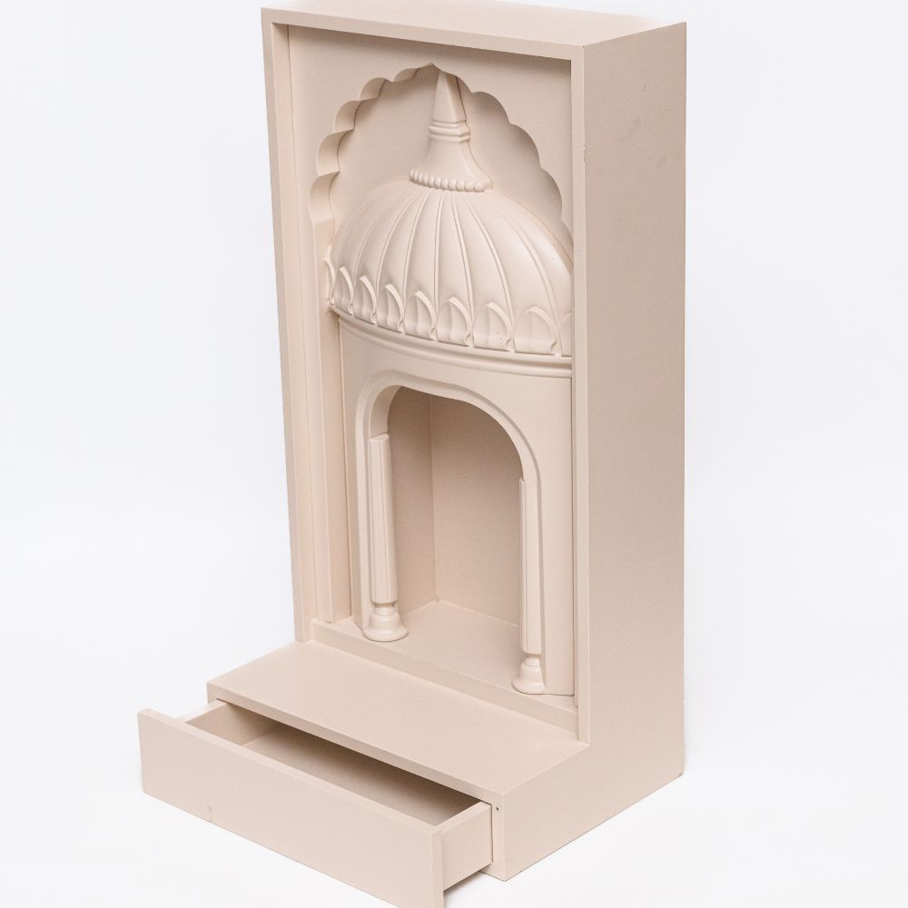 Wall-Mounted Mandir (Wooden)